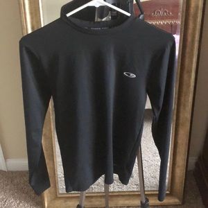 Black duo dry athletic shirt